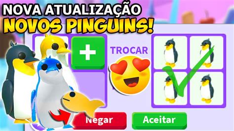 CHEGARAM OS NOVOS PETS PINGUINS REI NOVA SORVETERIA DO ADOPT ME NOVA