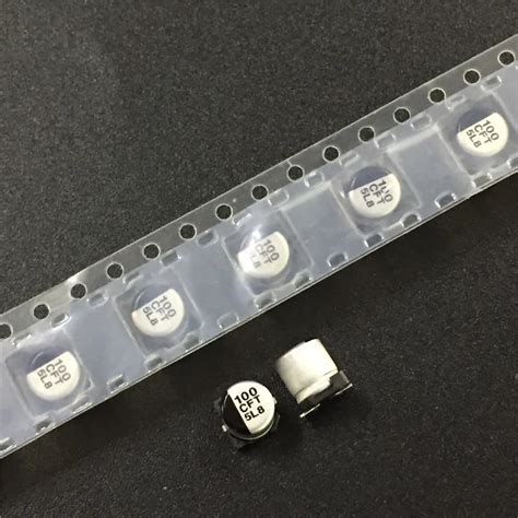 10pcs 100uF 16V Serie FT 5x5 8mm Originale 16V100uF Tipo Di Chip SMD