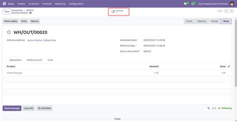 Create Invoice On Delivery Odoo Apps