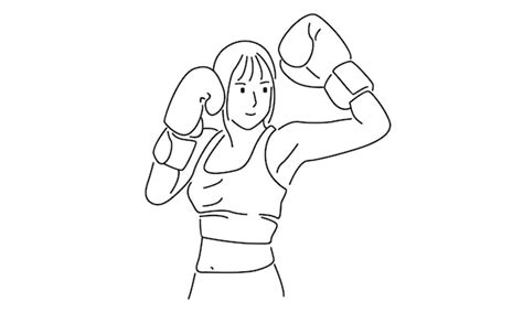 Boxing Girl Draw