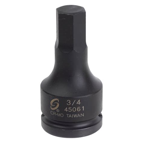 Sunex® 45061 3 4 Drive 3 4 Hex Impact Bit Socket