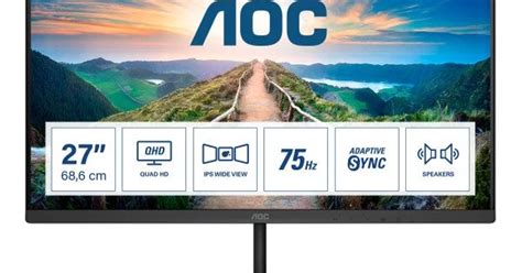 Aoc V Q V Ea Led Display Cran Pc X Pixels K Ultra Hd