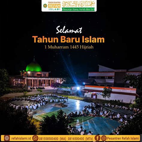 Pondok Pesantren Refah Islami Gelar Renungan Malam Tahun Baru Islam