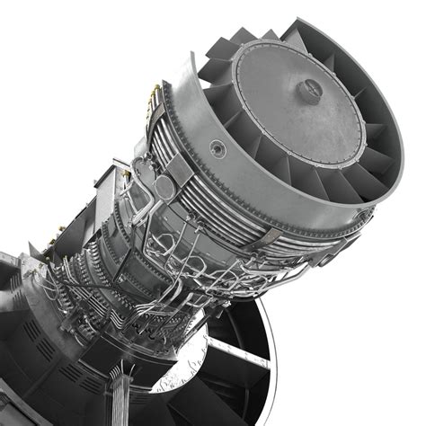 turbofan engine cfm international 3d max