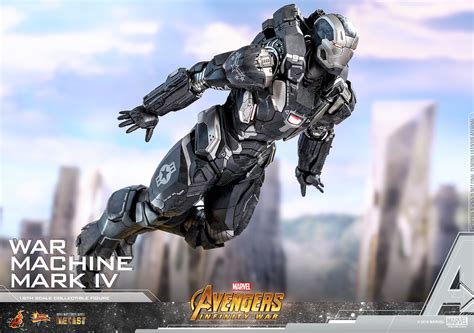 Hot Toys MMS D 復仇者聯盟 無限之戰戰爭機器馬克 War Machine Mark IV 比例合金人偶作品