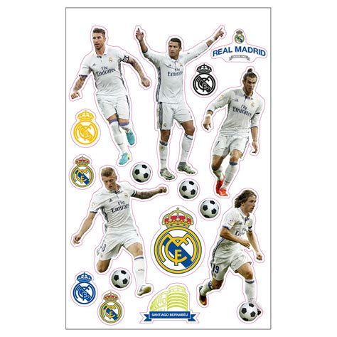 Real Madrid Stickers Spelers Thimble Toys