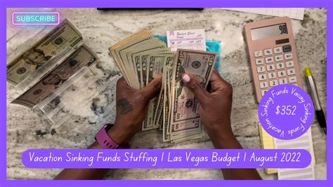 Vacation Sinking Funds Stuffing Las Vegas Vacation Budget August