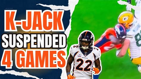 News Alert Denver Broncos S Kareem Jackson Suspended Games For Hit