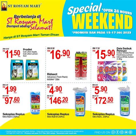 St Rosyam Mart Taman Ehsan Weekend Promotion Dec Dec