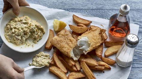 Fish and chips with tartare sauce recipe - BBC Food