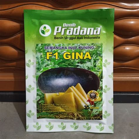 Jual Benih Semangka Gina Gr Inul Kuning Hibrida F Pradana Shopee