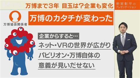 大阪関西万博まで3年 企業からは消極的な声も 目玉はなに新実彰平のプレゼンテーション YouTube