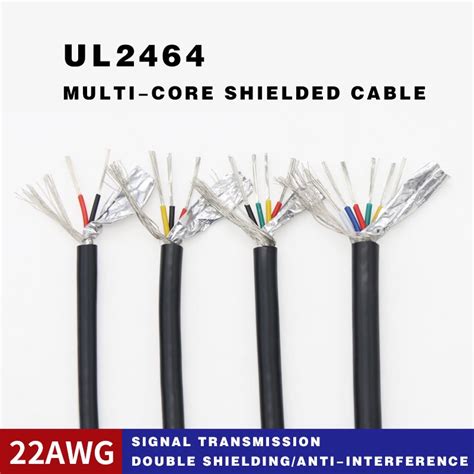 Ul Awg Multi Core Shielded Wire Cores Double Layer Shielded