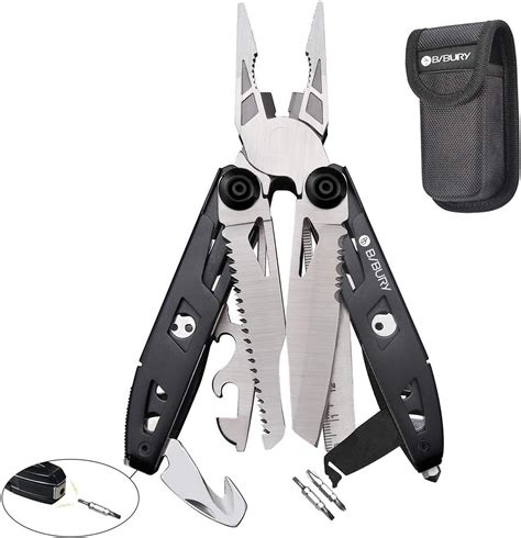 BIBURY Multitool Pliers 18 In 1 Multi Tool With Safety Hammer Safety