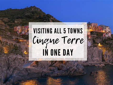 Villages In Cinque Terre In One Day Chelsey Explores Outdoor