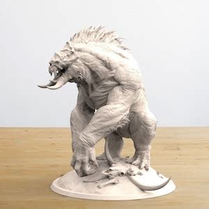 Balgura Sitting 3D Printed Miniature for D&D, Pathfinder and Other Rpg ...