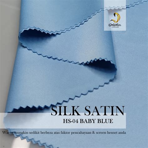 Heavy Silk Satin Dull Satin Matte Satin Kain Pasang Plain Premium