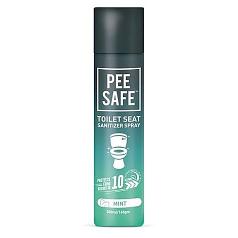 Buy Pee Safe Sanitizer Spray Toilet Seat Mint 300 Ml Online At Best