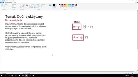 Internetowe Lekcje Fizyki Opór elektryczny Hmg 27 YouTube