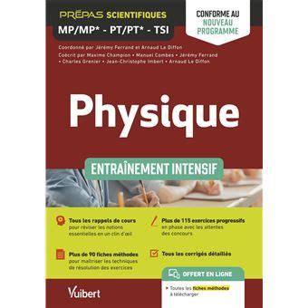 Physique Mp Mp Pt Pt Tsi Entra Nement Intensif Conforme Au