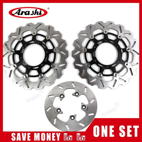 Arashi Set Gsxr Cnc Front Rear Brake Disc Rotors For Suzuki