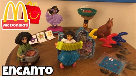 Mcdonalds Happy Meal Toys Disney Encanto Chispi Antonio Isabela