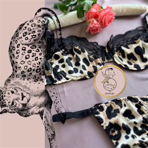 Silk Lace Lingerie Set Etsy