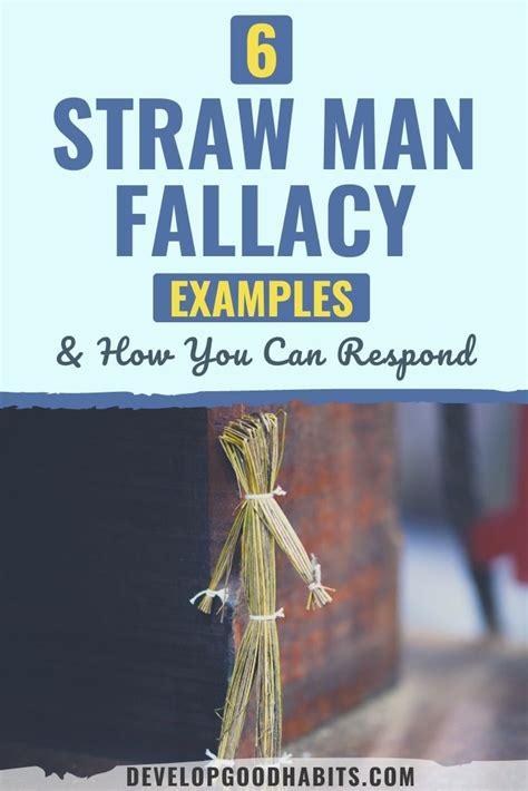 Straw Man Fallacy Examples How You Can Respond