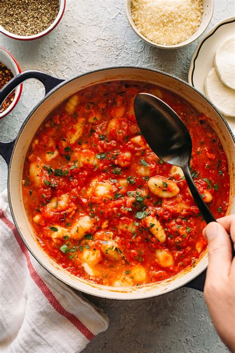 Gnocchi With Tomato Sauce Recipe Kitchen Konfidence