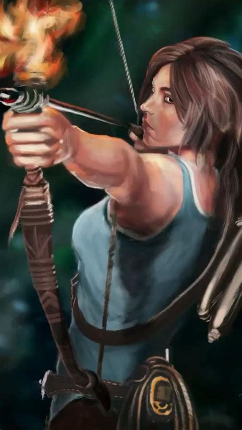 Lara Croft Tomb Raider Timelapse Painting Portrait Drawing Portrait