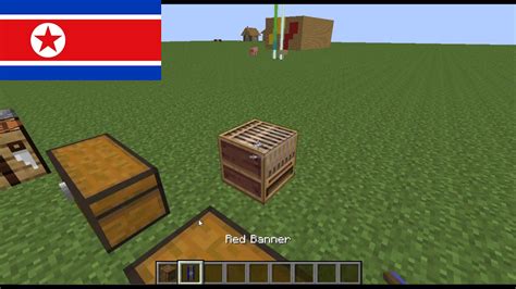 Minecraft Flag Banner Tutorial Democratic Peoples Republic Of Korea