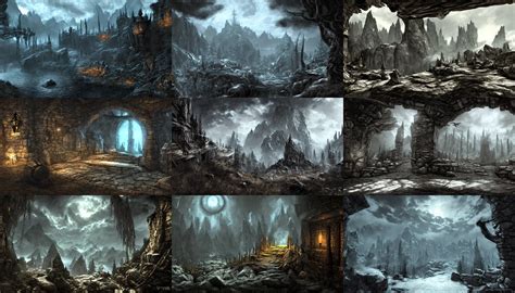 Skyrim Dungeon Digital Art 4k Masterpiece Stable Diffusion