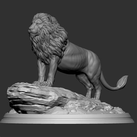 Stl File Lion 🦁・3d Print Design To Download・cults