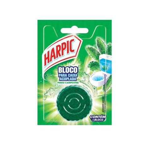 Detergente Sanitário Bloco Caixa Acoplada Pinho Harpic Pedra