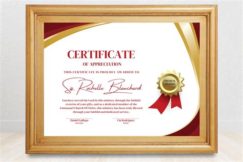 Lord Certificate Template