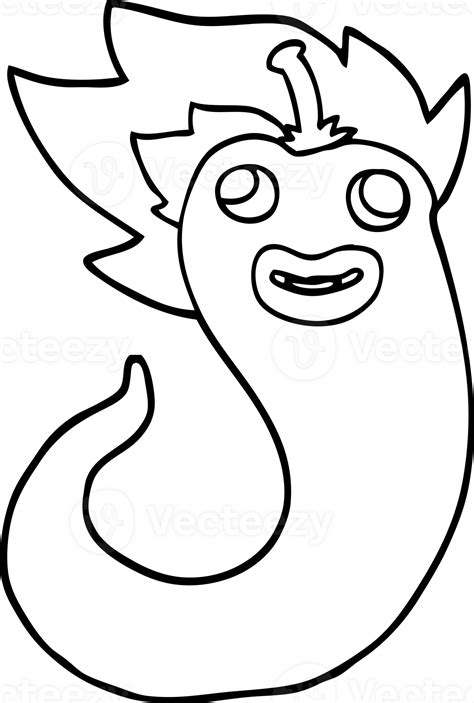 Line Drawing Cartoon Hot Chilly PNG