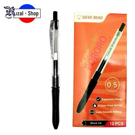 Jual Pulpen Pororo Hitam 0 5 Safari Brand SF 800 Kokoro Gel Pen