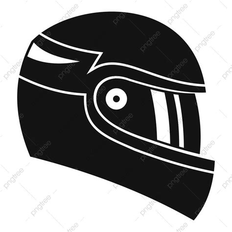 racing helmet icon simple style