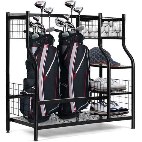 Hitik Golf Bag Storage Rack For Garage Thickened Mm Steel Frame