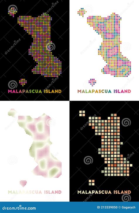 Malapascua Island map. stock vector. Illustration of navigation - 213339050