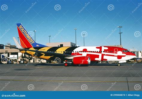 Southwest Boeing B 737 7H4 WL N214WN Maryland One Paint Editorial