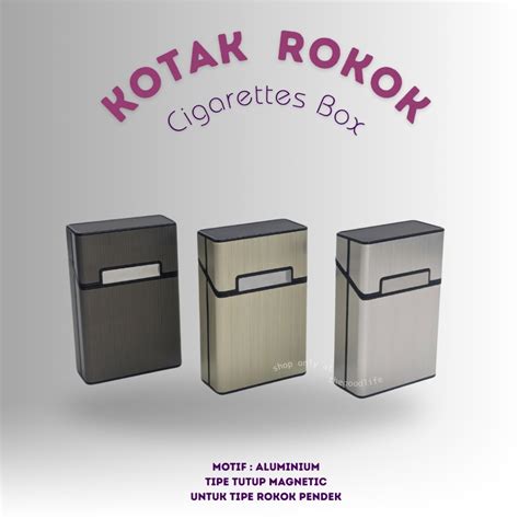 Jual Kotak Rokok Kotak Rokoko Tempat Rokok Cigarettes Case Kotak