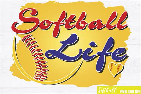 Softball Life Sublimation Graphic By Withoutdreamsplease · Creative Fabrica