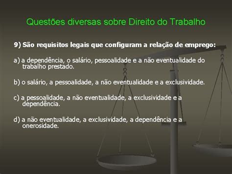 31 O Que É Pessoalidade Direito Do Trabalho