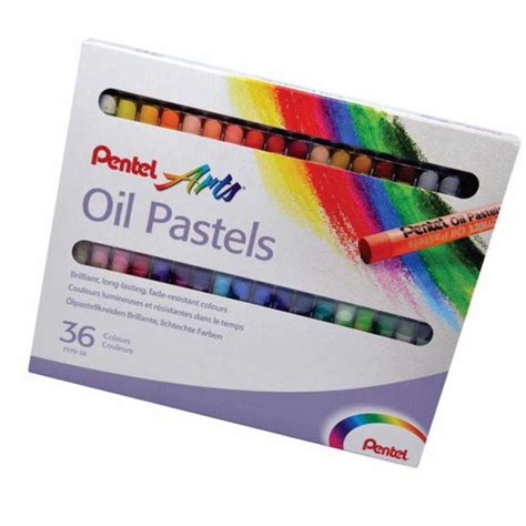 Giz De Cera Pentel Pastel Oleoso 36 Cores Phn 36 No Shoptime