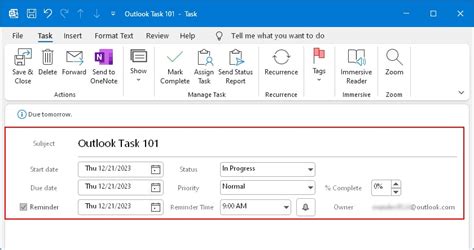 How To Create To Do Task In Outlook