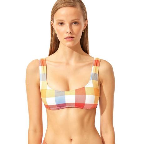 Solid Striped The Elle Bikini Top Women S For Sale Reviews Deals