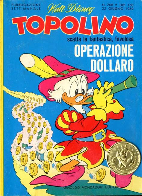 Walt Disney Production Topolino Libretto Con Allegati Operazione