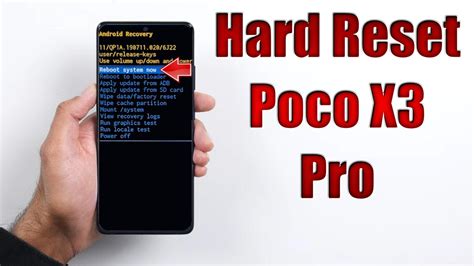 Hard Reset Poco X3 Pro Factory Reset Remove Pattern Lock Password