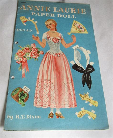 Vintage Saalfield 1940s Paper Doll Book ~ Rachel Taft Dixon ~ Annie